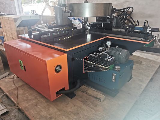 Αυτόματη υδραυλική μηχανή κατασκευής φλάντζων για άξονες ανεμιστήρες