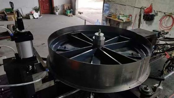 Αυτόματη υδραυλική μηχανή κατασκευής φλάντζων για άξονες ανεμιστήρες