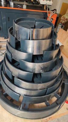 Αυτόματη υδραυλική μηχανή κατασκευής φλάντζων για άξονες ανεμιστήρες