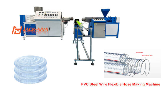 PU καλωδίων χαλκού σπειροειδής εύκαμπτος σωλήνας αεραγωγών που κατασκευάζει τη μηχανή