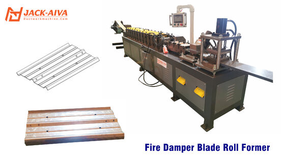 HVAC VCD Damper Frame & Aerofoil Blade Roll Forming Machine | Γραμμή Παραγωγής Fire Damper