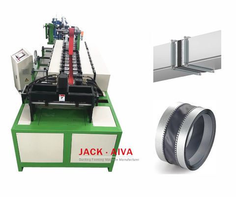 Εύκαμπτη μηχανή 40mm ΧΆΛΥΒΑΣ 3500x1300x1300mm συνδετήρων αγωγών HVAC ΓΠ